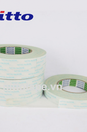 NITTO No.5015 là Băng dính hai mặt đa năng. chất liệu vải không dệt linh hoạt với chất kết dính nhạy cảm với áp lực